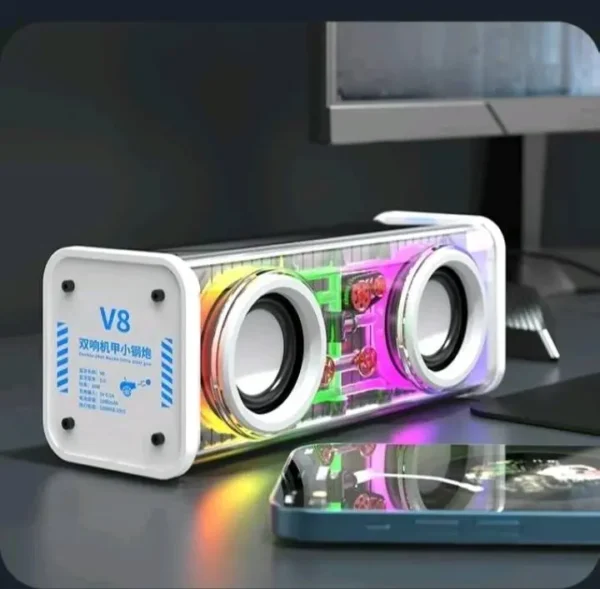 RGB BT5.3 Dual 13.6W Bluetooth Speaker - Image 2